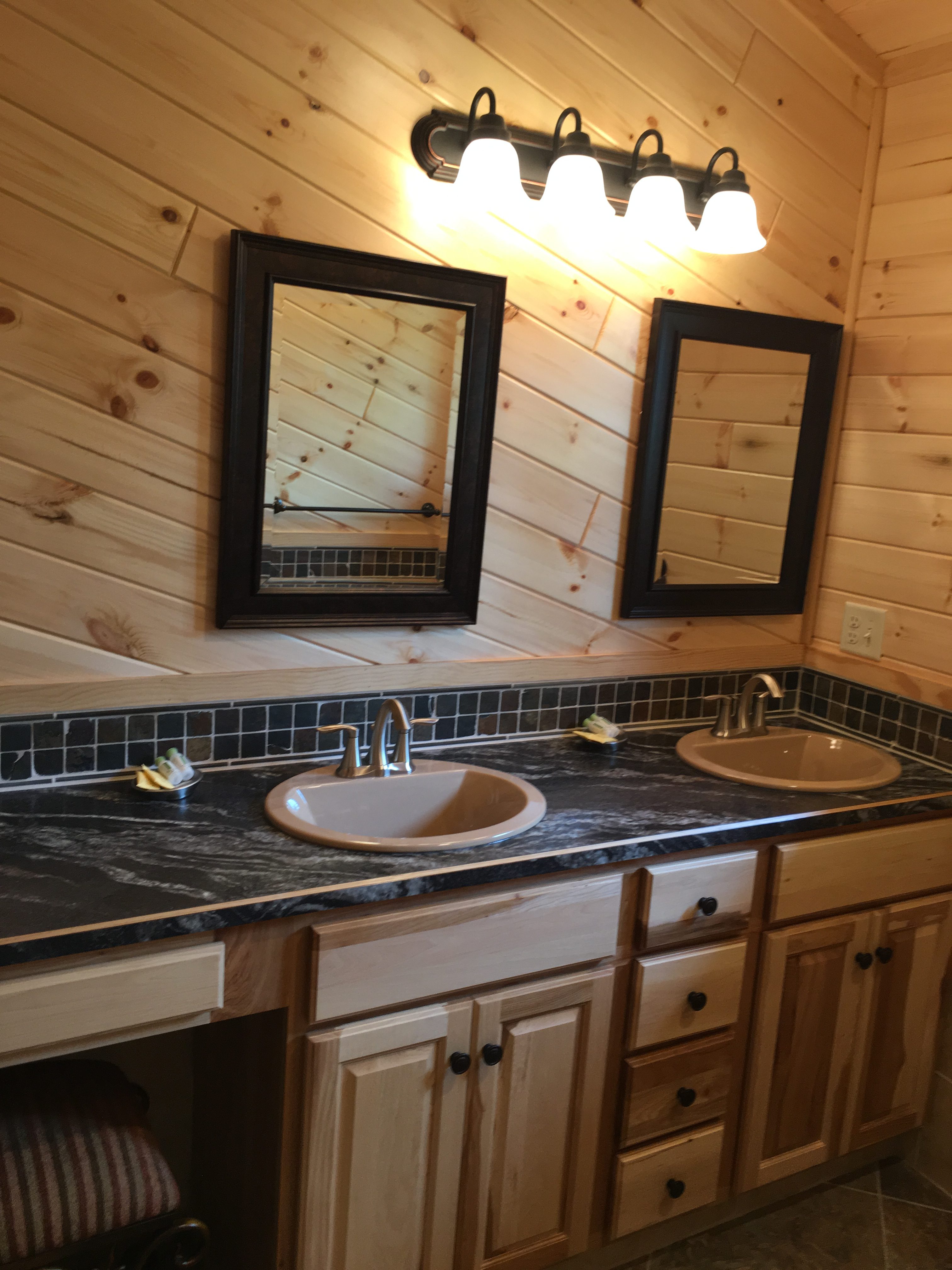 Ely Minnesota Vacation Home Rentals-Ely MN Cabins Designer Bath-River Point Resort