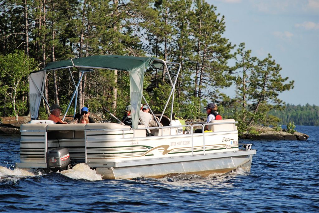 Marina Rentals and Amenities-River Point Resort-Pontoon Boats-Birch Lake-Ely MN