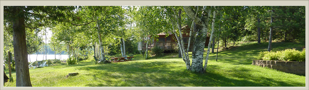 Cabins-Northern Minnesota Resorts-River Point Resort-Ely MN-The Log Cabin