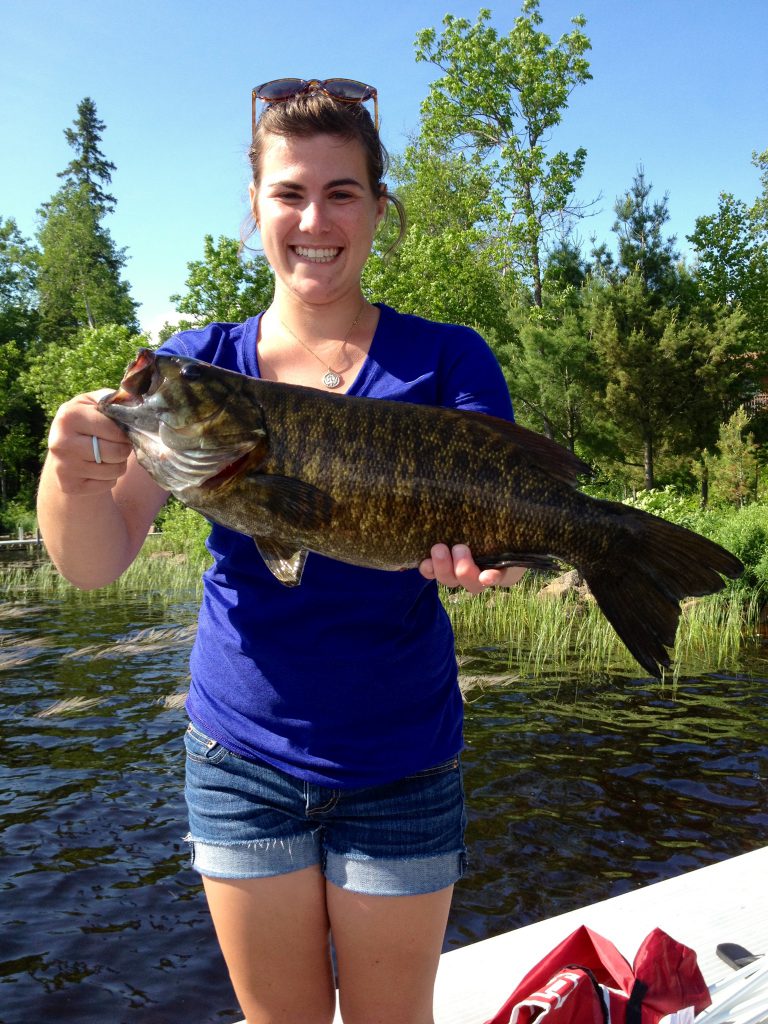 Fishing Minnesota Resorts-River Point Resort-Bass-Birch Lake-Ely MN